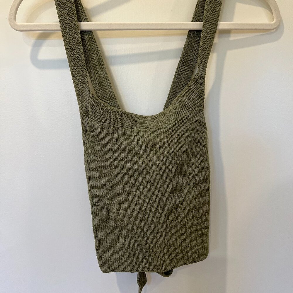 Aritzia Knit Green Top